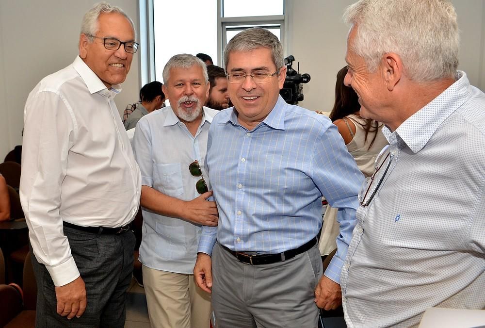 Rueda de prensa de Marco Aurelio Pérez por el Siam Park