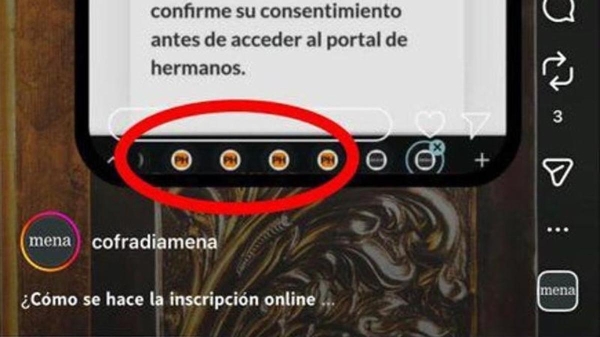 Pantallazo de la publicación en las redes sociales de Mena objeto de la polémica.