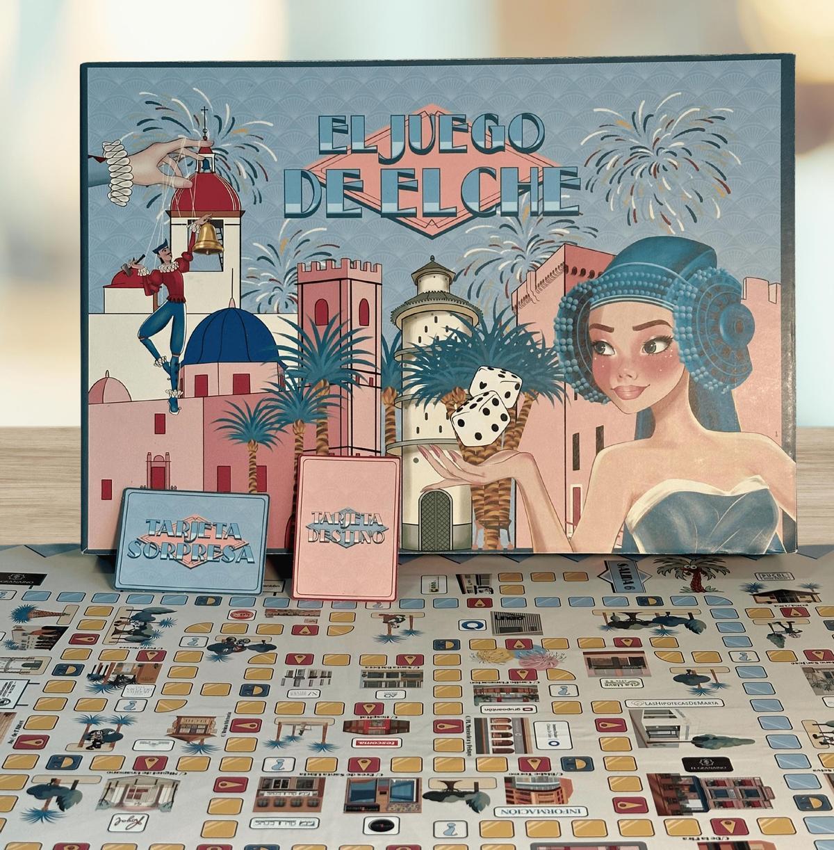Su funcionamiento recuerda a clásicos como el Monopoly o el Juego de la Oca, aunque el contenido está completamente localizado en Elche.