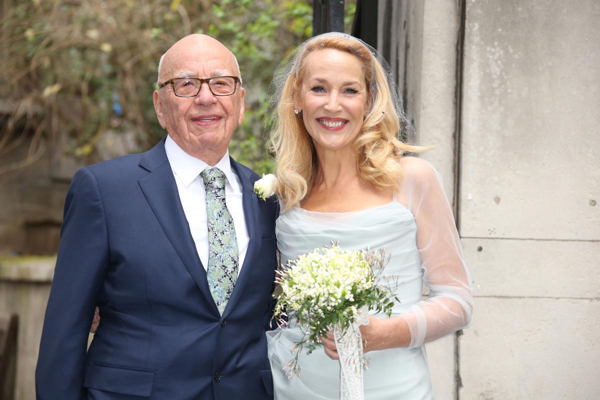 Rupert Murdoch y Jerry Hall se dan el 'sí, quiero'