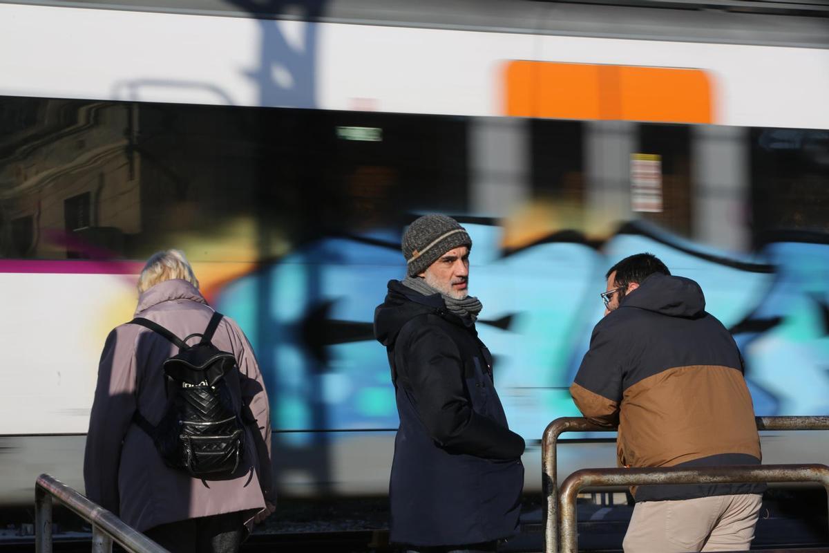 Acto de presentación del inicio de las obras para el soterramiento de las vías del tren de la R2 de Rodalies en Montcada i Reixac