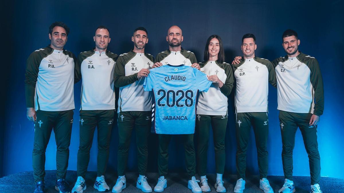 Así anunció el Celta la renovación de Claudio Giráldez