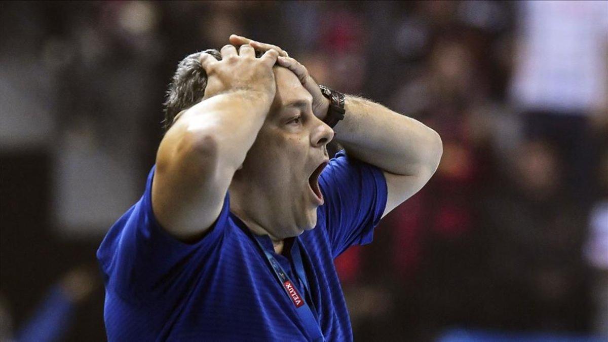 Xavi Pascual no estaba contento con la actitud de su equipo en la pista