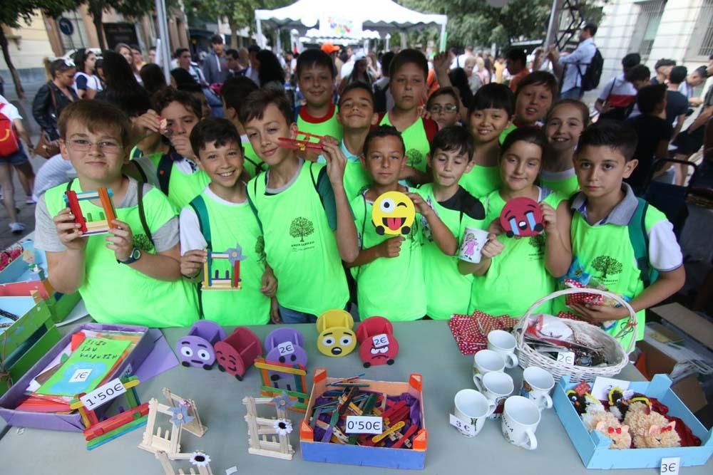 Los más jóvenes en la Feria del Emprendimiento