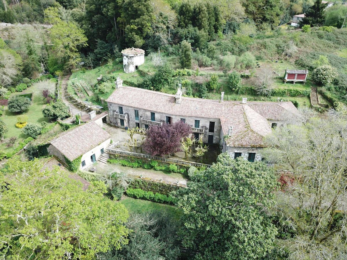 Vista aérea del Pazo do Faramello