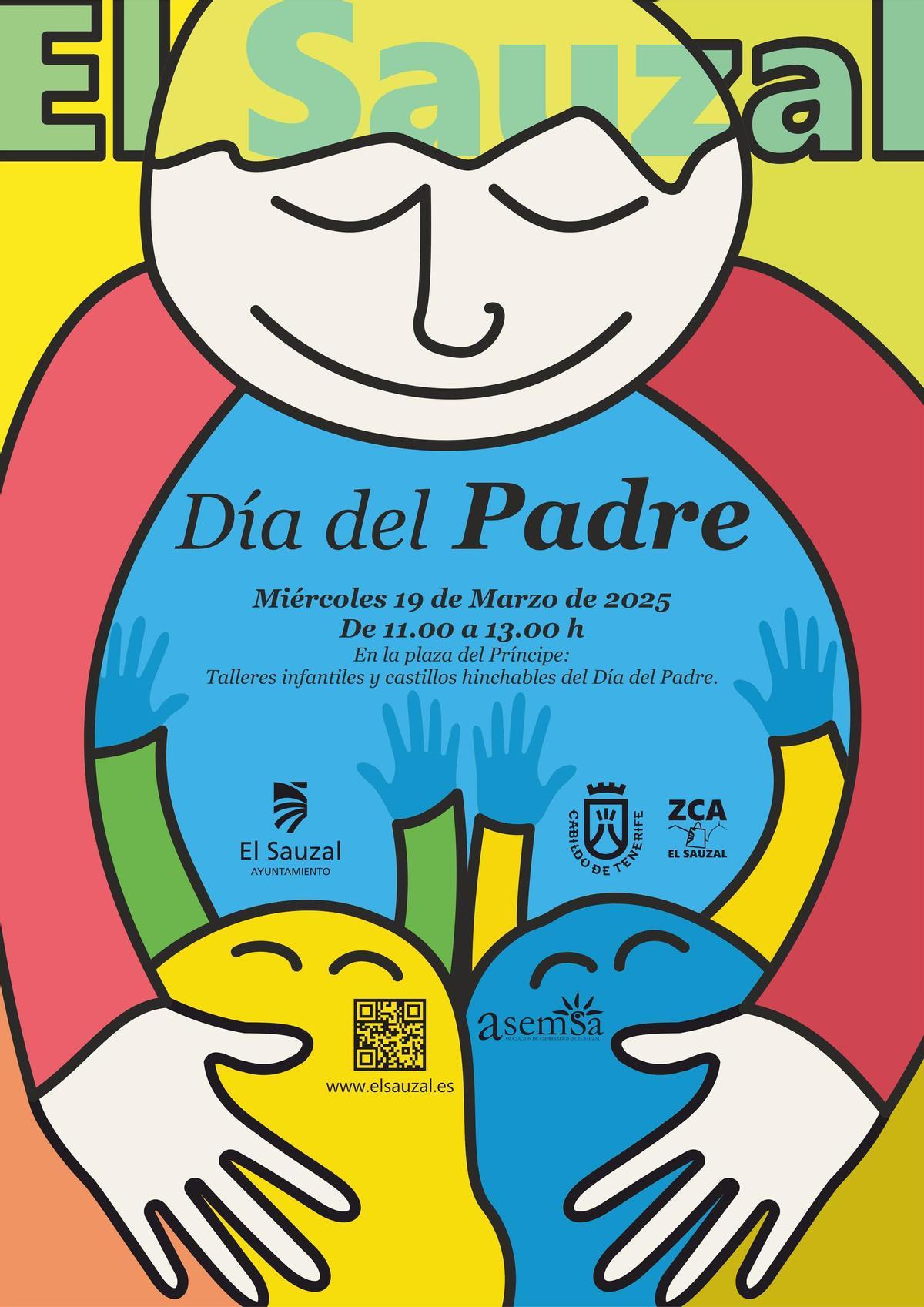 Cartel del Día del Padre 2025 en El Sauzal