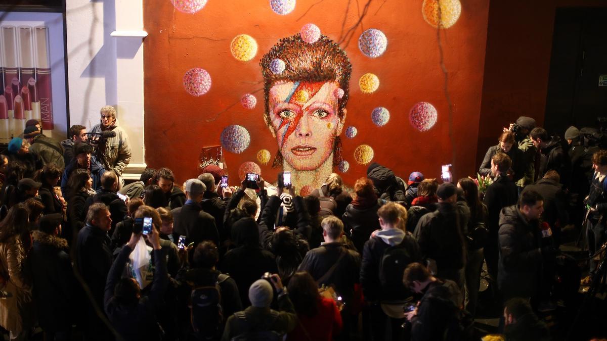 Imagen tributo a David Bowie, por Jimmy C.