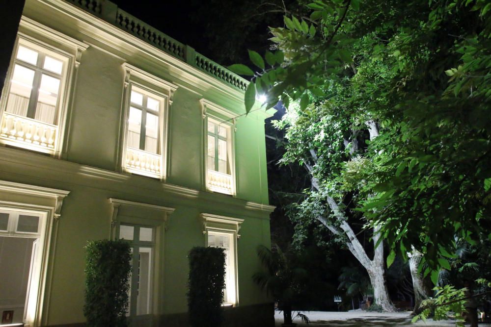 Visita nocturna a los Jardines de la Concepción