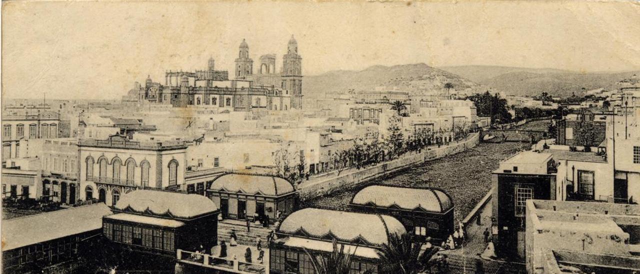 Foto del Puente de Palo, tomada en 1902