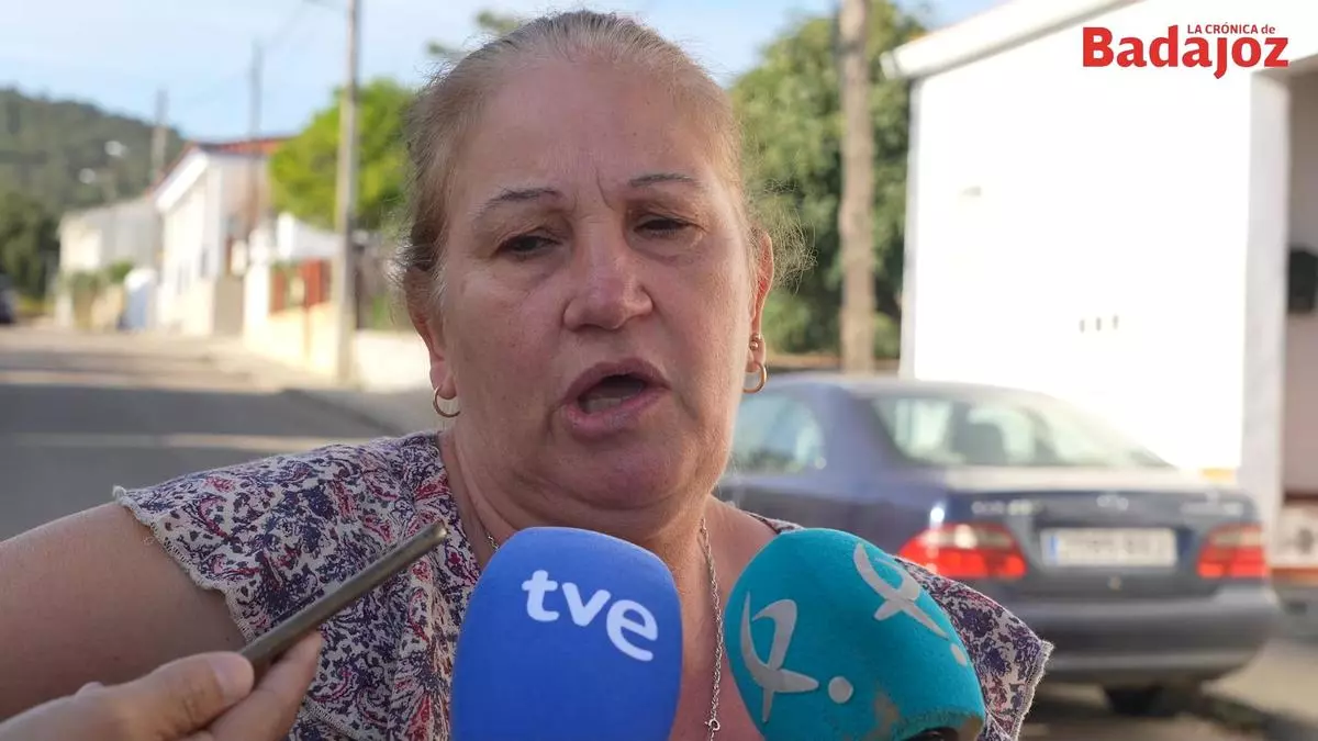 Una vecina testigo del atropello mortal en La Codosera: "Ella le tenía miedo"