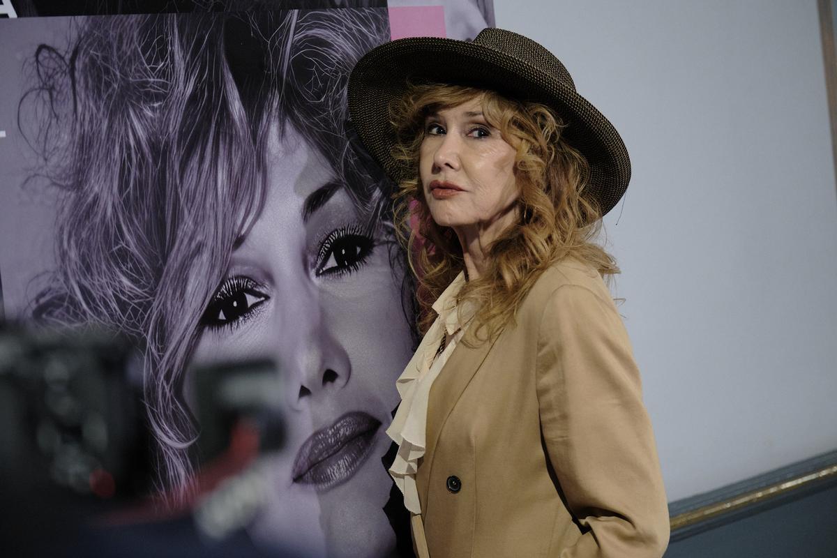 Victoria Vera, horas antes de su homenaje, en el Teatro Cervantes