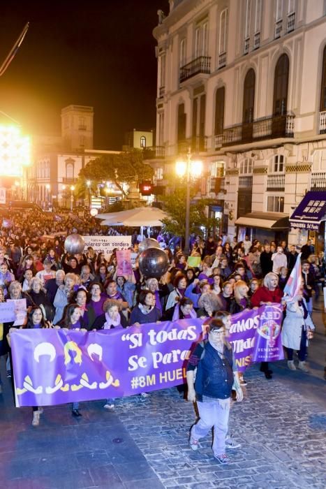 GENTE Y CULTURA 07-03-19  LAS PALMAS DE GRAN CANARIA. 8M Día Internacional de la Mujer. Manifestación por el 8M Día Internacional de la Mujer. FOTOS: JUAN CASTRO