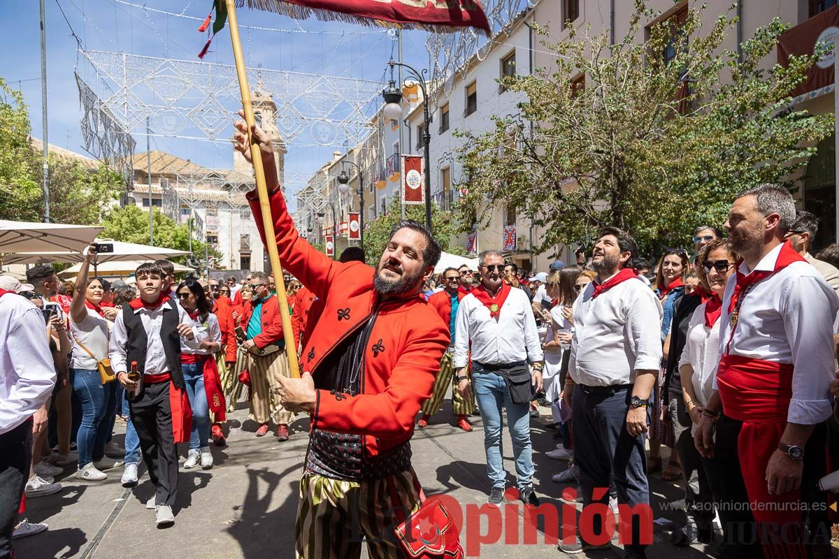 Moros y Cristianos en la mañana del dos de mayo en Caravaca
