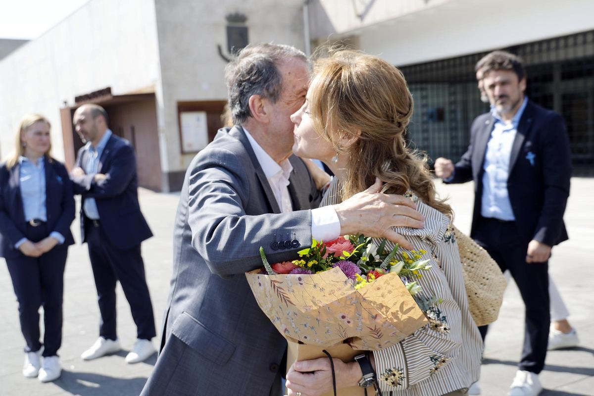 Recibimiento del Celta en el Concello de Vigo por su gran campaña