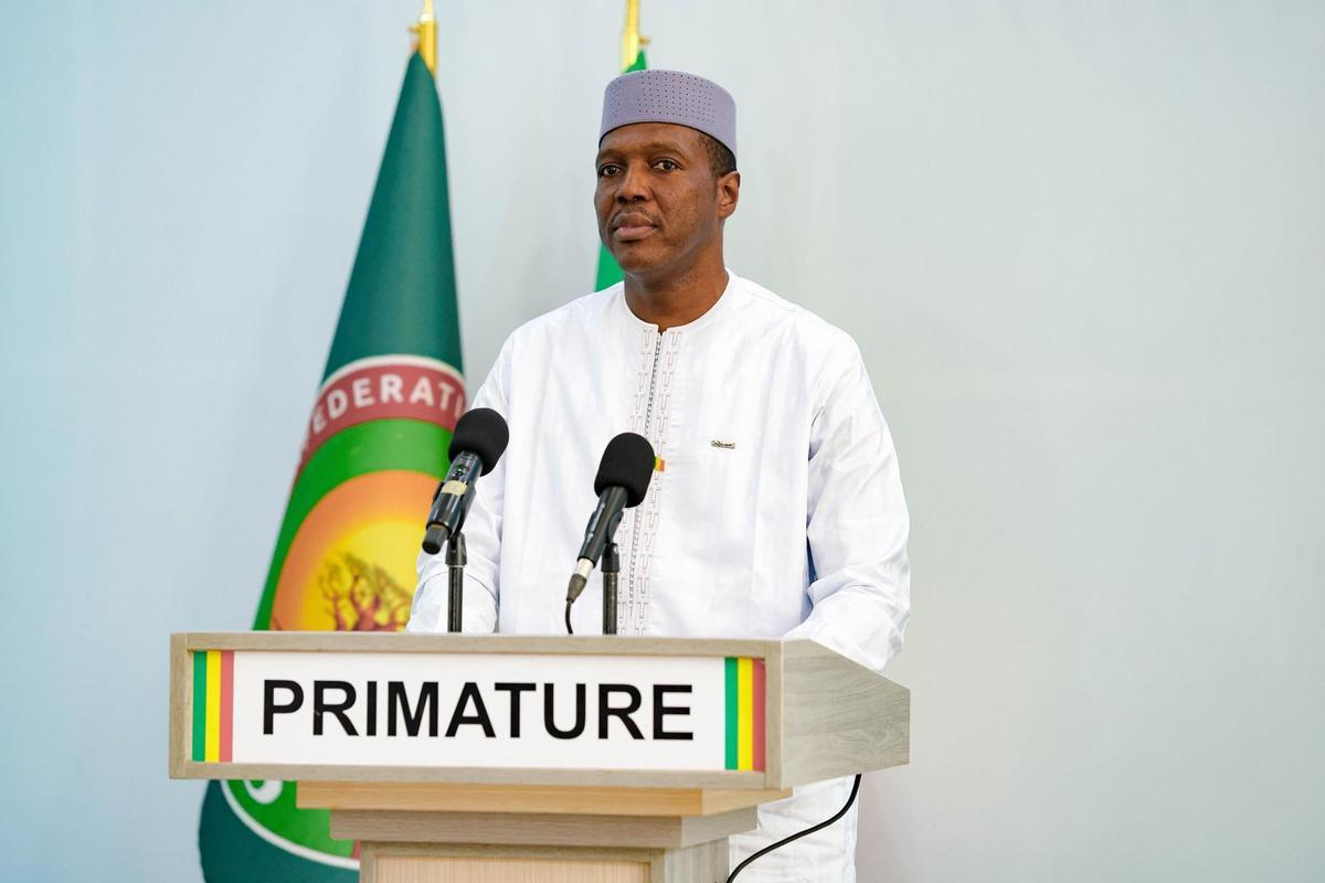 El primer ministro de Malí, Abdoulaye Maiga.