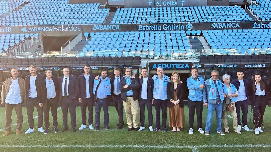 Medalla de oro para ocho socios del Celta que este 2025 cumplieron 50 años de militancia