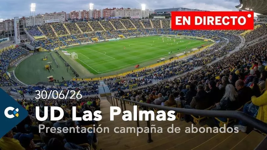 UD Las Palmas presenta su campaña de abonados 2026-27, en directo