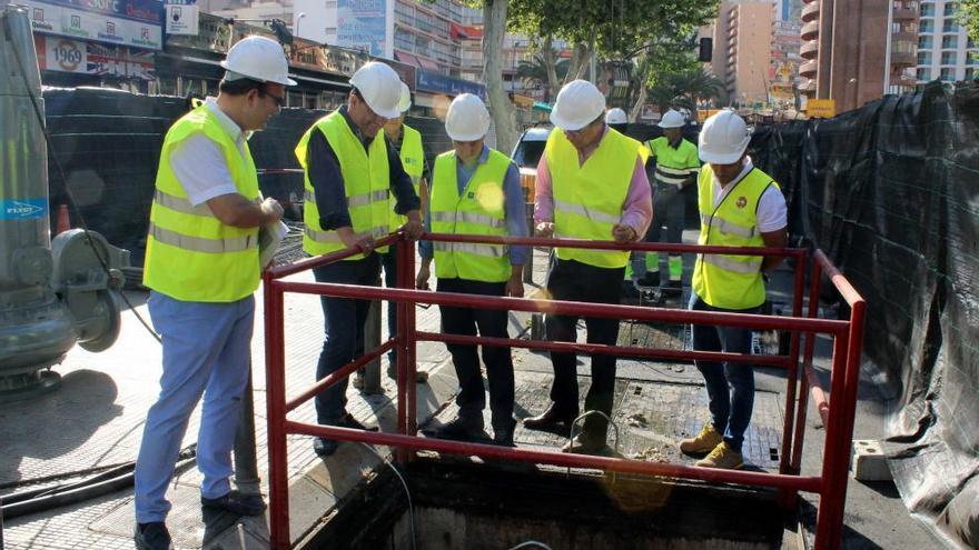 Benidorm finaliza las obras para reducir fugas y averías en la red de alcantarillado