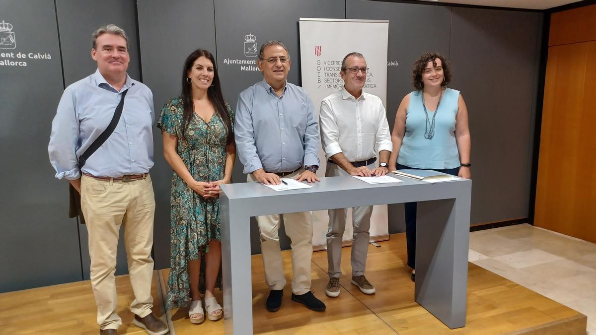 Ayuntamiento y vicepresidencia del Govern han firmado el convenio en Calvià.