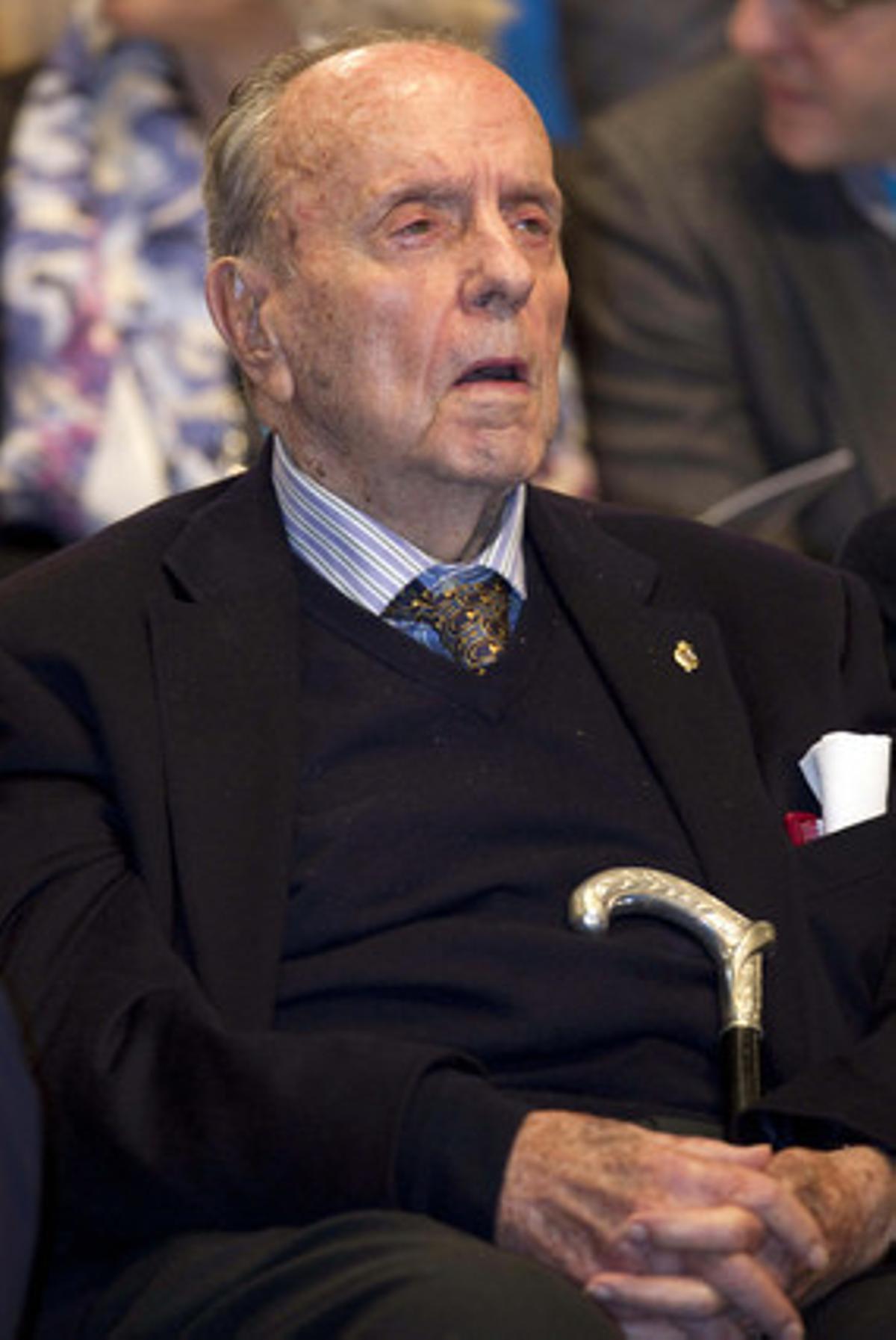 El president fundador del PP, Manuel Fraga, el gener del 2011. El president fundador del PP, Manuel Fraga, el gener del 2011.