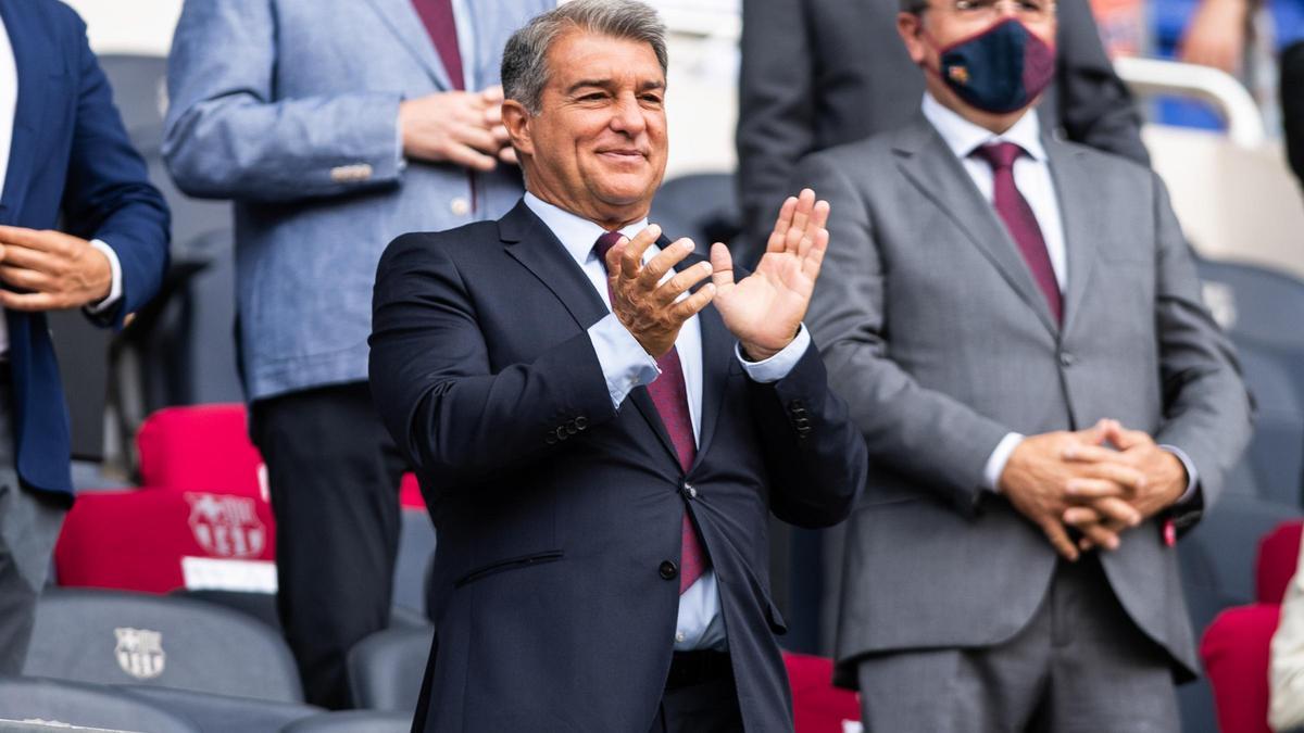 Joan Laporta, presidente del FC Barcelona.