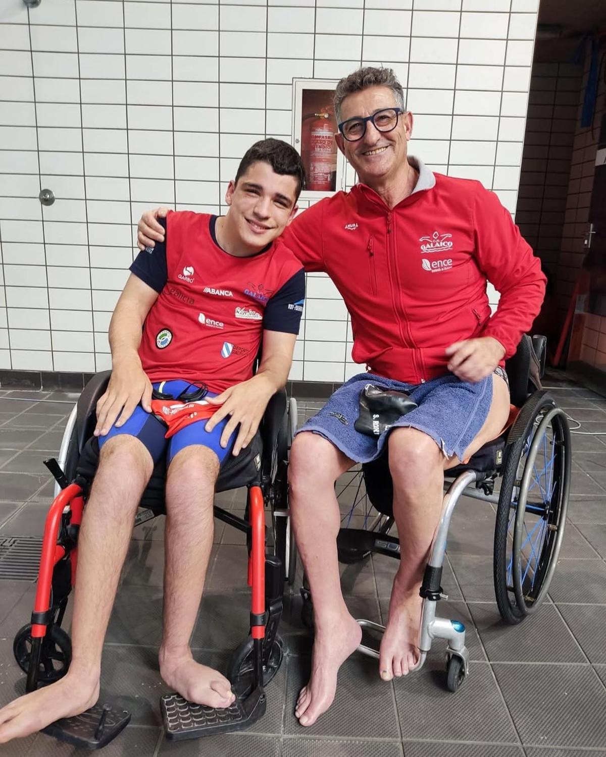 Marcos y Chano, en abril de 2023.