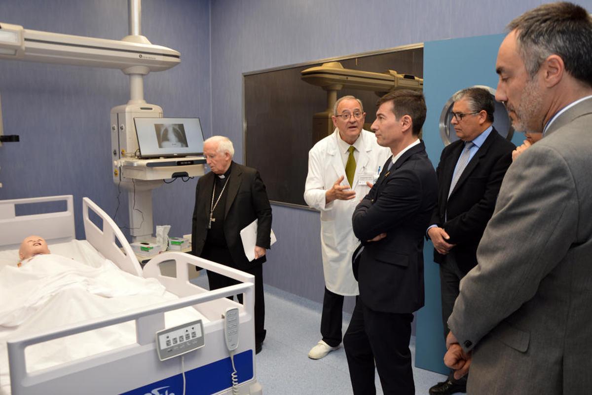 Instalaciones del Hospital Virtual de la Universidad Católica de Valencia