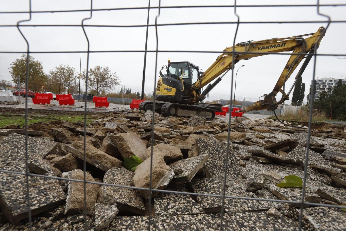 FOTOGALERÍA | Comienza la reforma de la Avenida Cataluña de Zaragoza