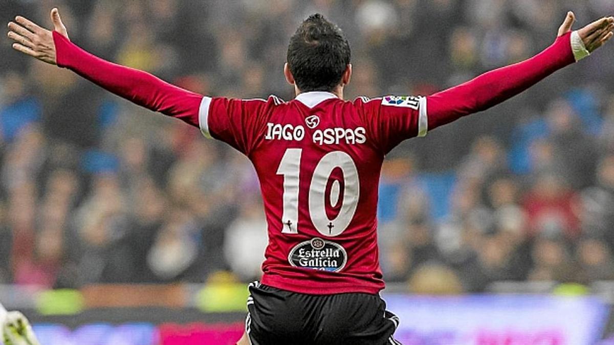 Iago Aspas, con el Celta de Vigo en 2013