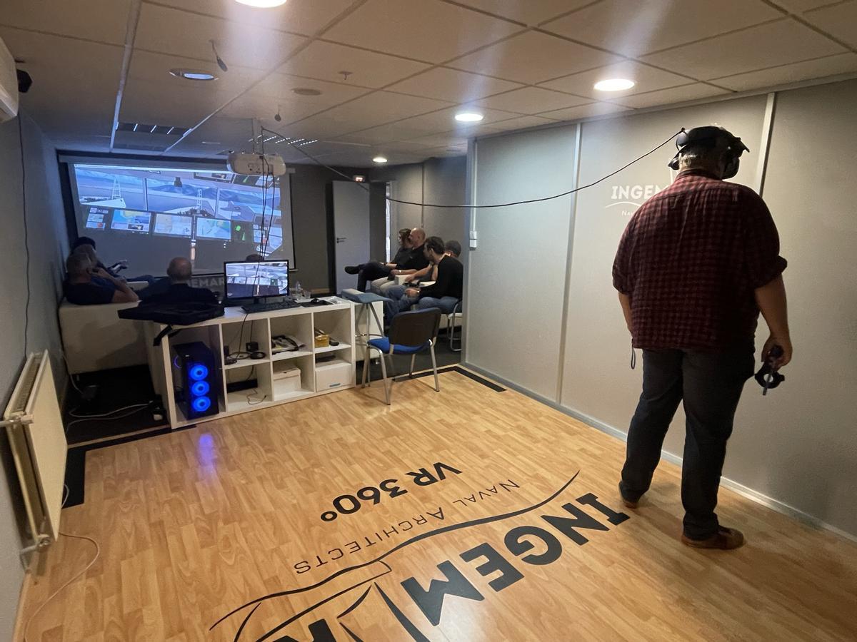 Visita de la tripulación del oceanográfico de Holanda