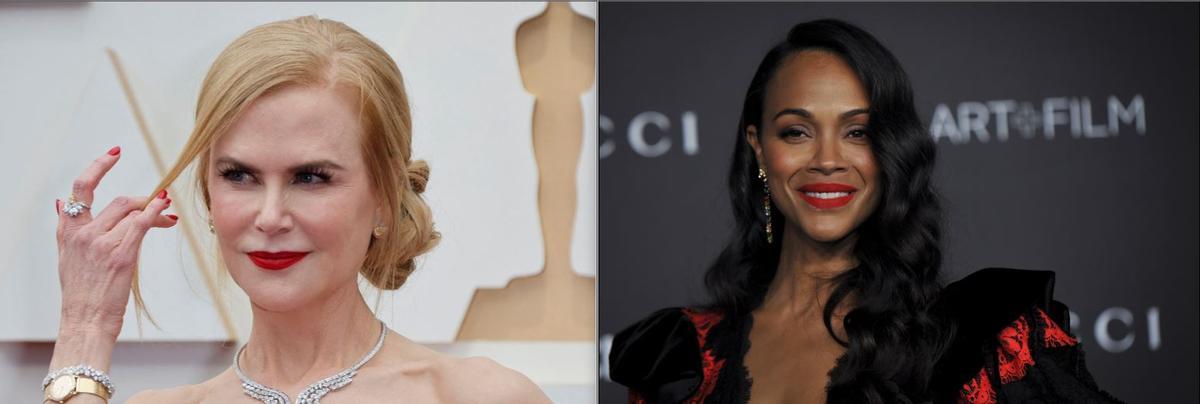 Nicole Kidman y Zoe Saldaña, las estrellas de 'Lioness'
