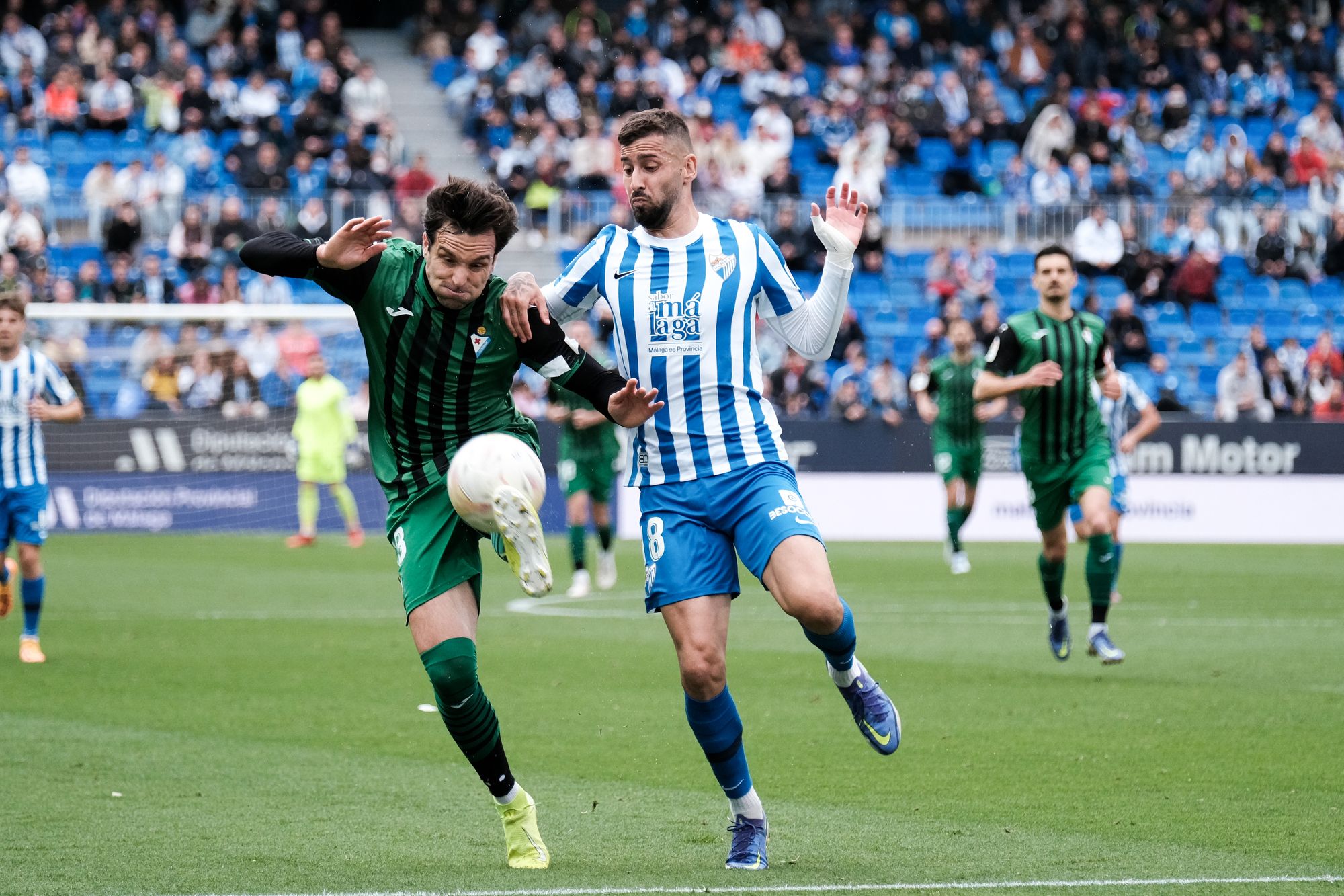 Las imágenes del Málaga CF - SD Éibar en La Rosaleda