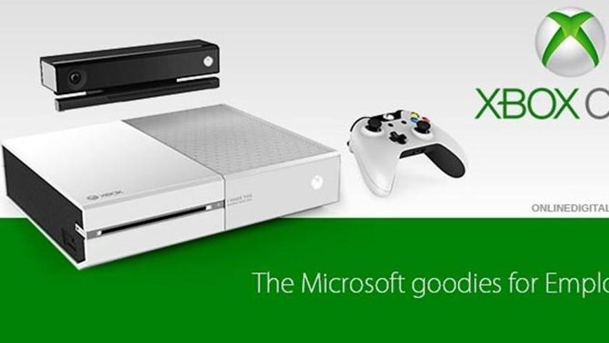 La Xbox One blanca saldrá a la venta en octubre.