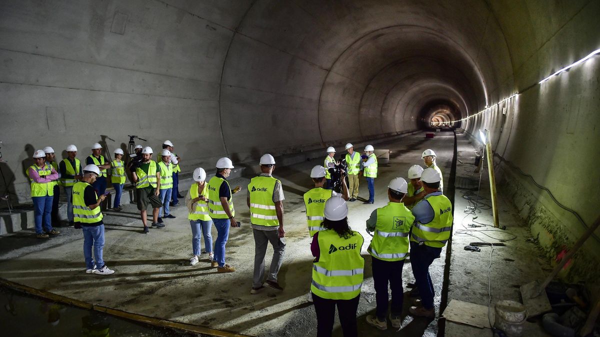 FOTOGALERÍA | El impresionante túnel de 1.500 metros que traerá el AVE a Cáceres