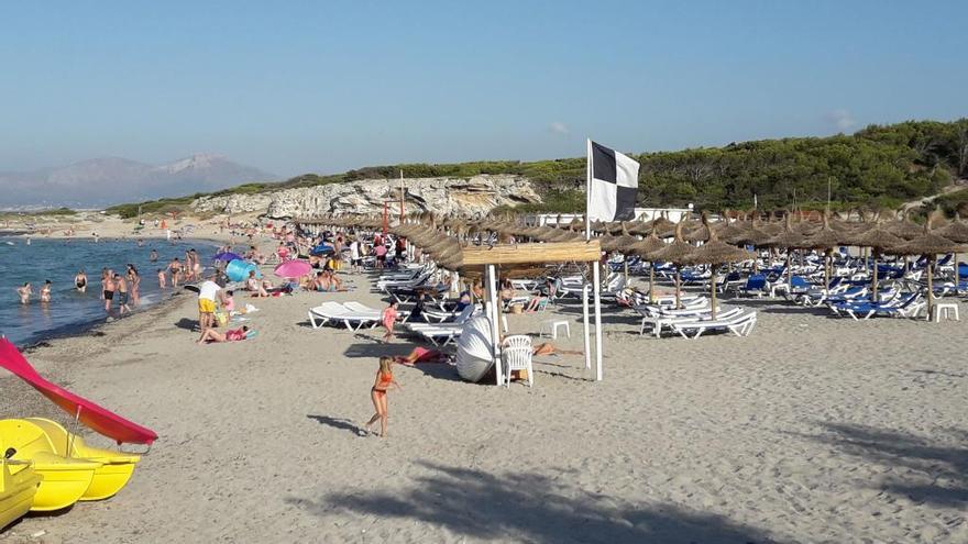 Una imagen de la playa de Son Bauló, donde se proyecta un emisario submarino.