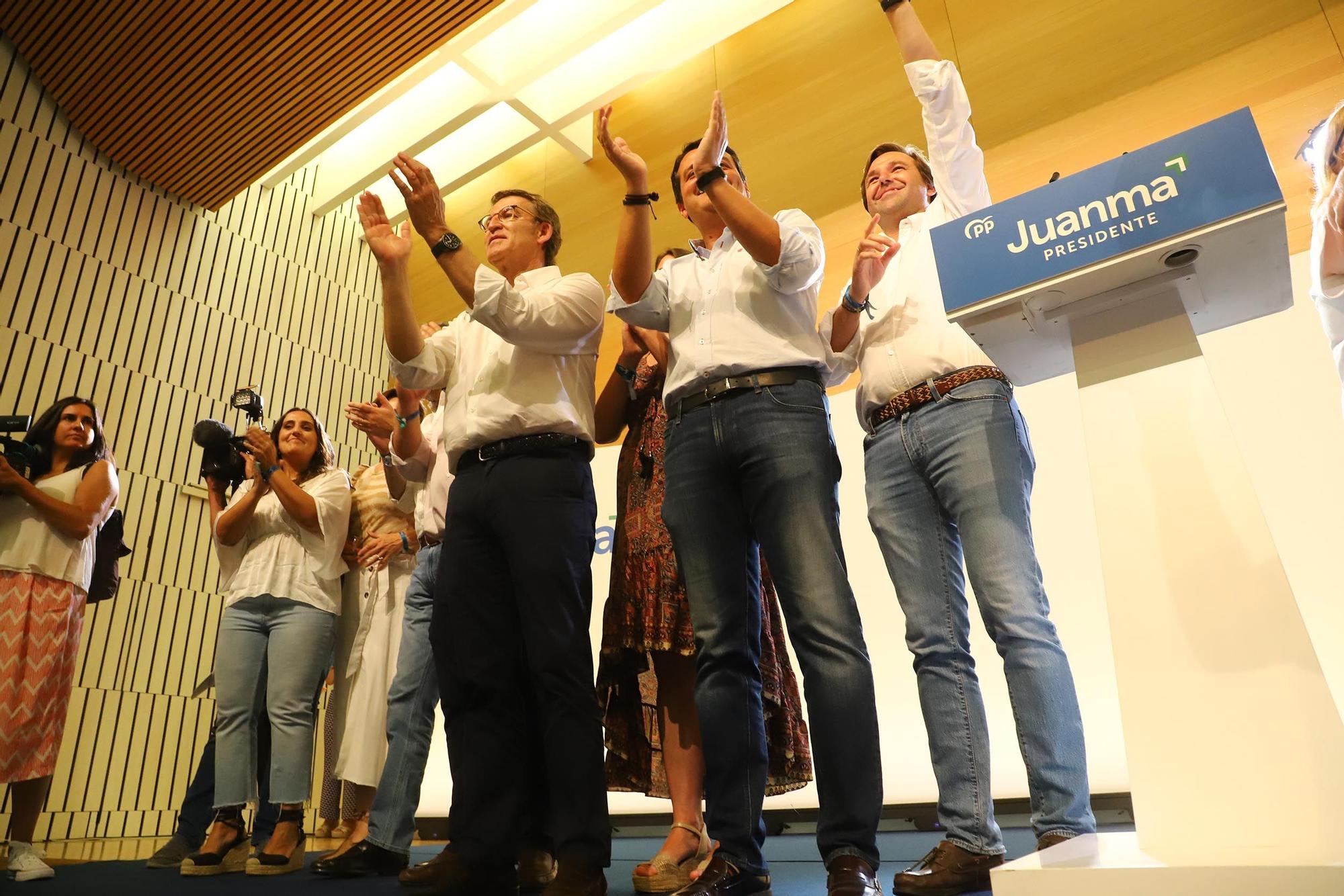 El presidente del Partido Popular, Núñez Feijóo, participa en Córdoba en un acto electoral del PP cordobés