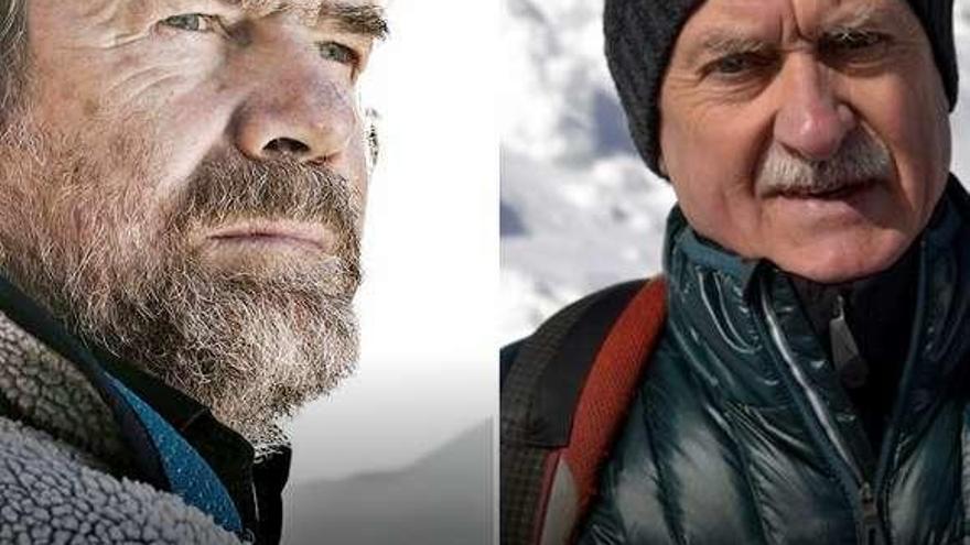 Reinhold Messner y Krzysztof Wielicki.