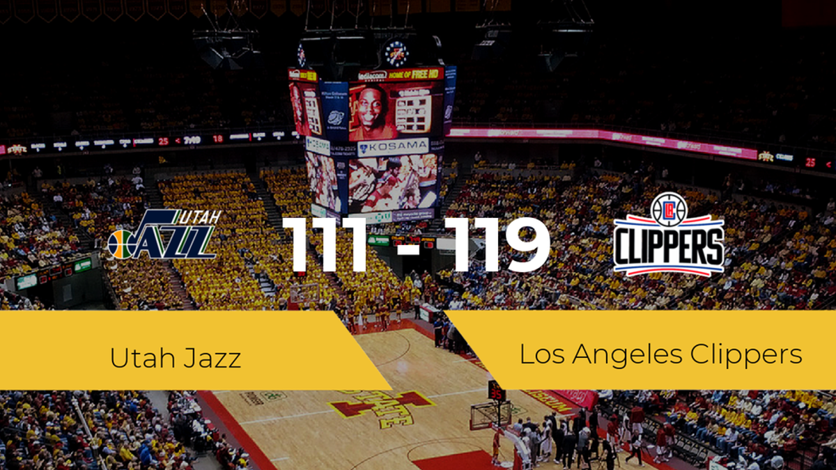 Victoria de Los Angeles Clippers ante Utah Jazz por 111-119