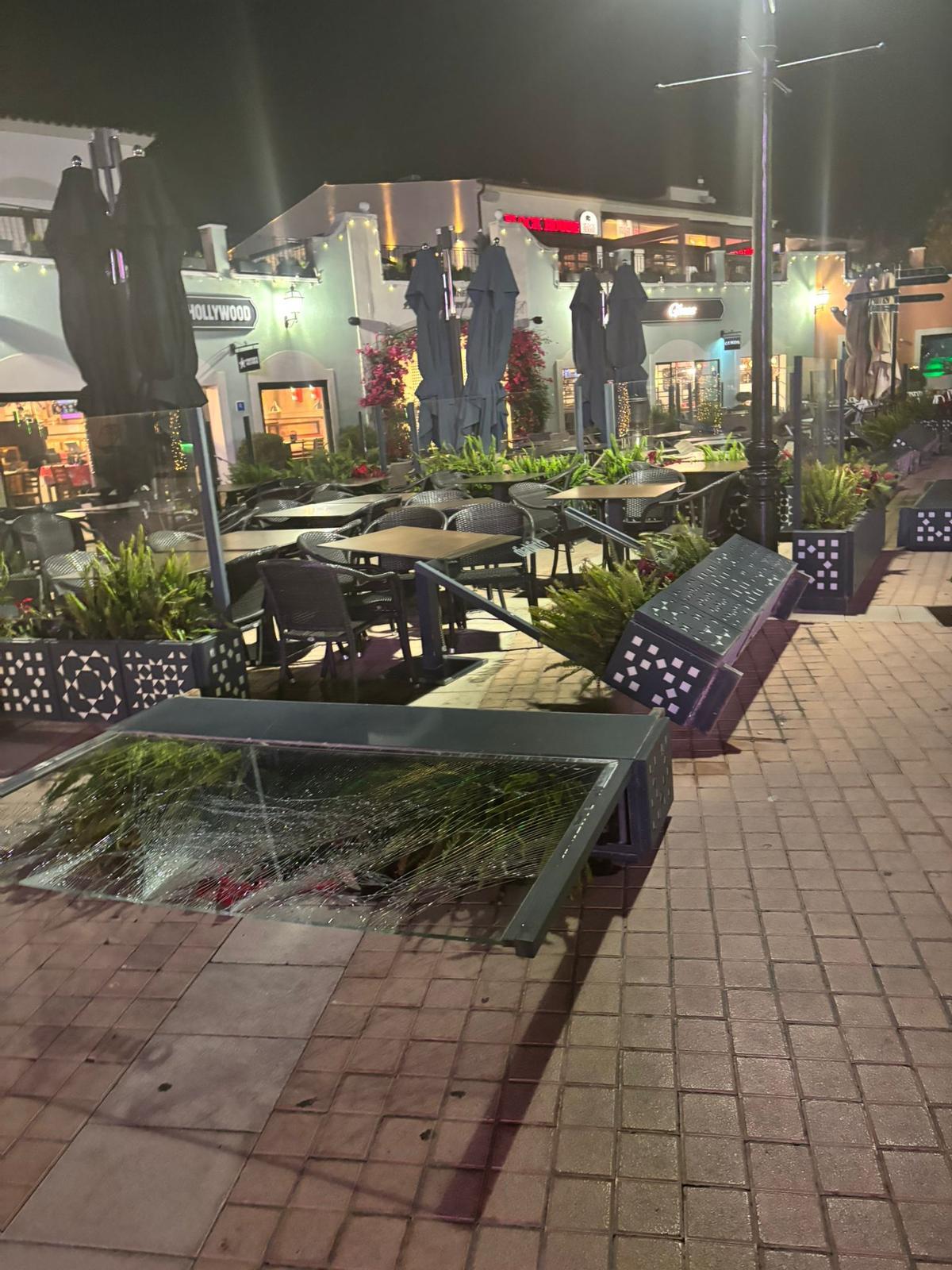 Los estragos del temporal de viento en Mallorca