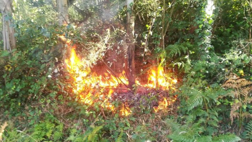 Detenido un hombre que está acusado de 28 incendios forestales en Mesía y Frades