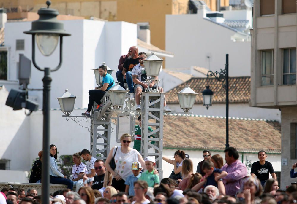 Vistas privilegiadas del traslado del Cristo de Mena.