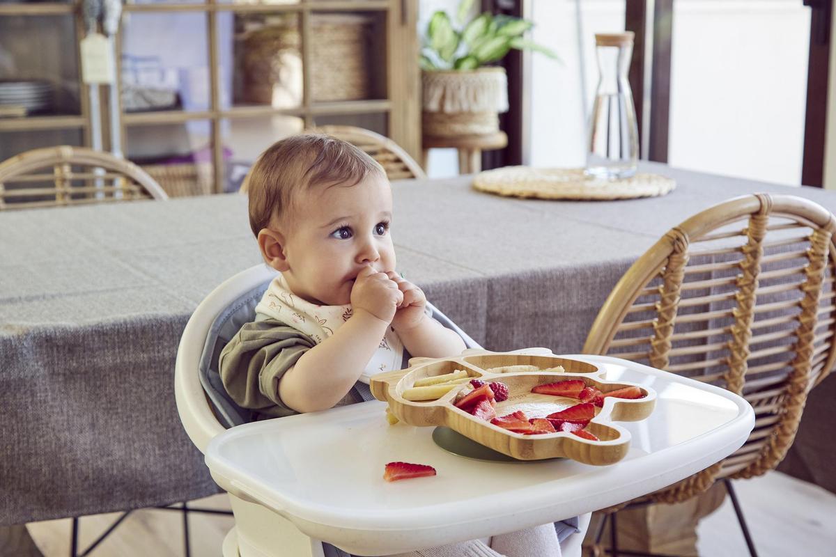 A partir de los 6 meses, podemos optar por complementar la leche con alimentos triturados o con alimentos en trozos