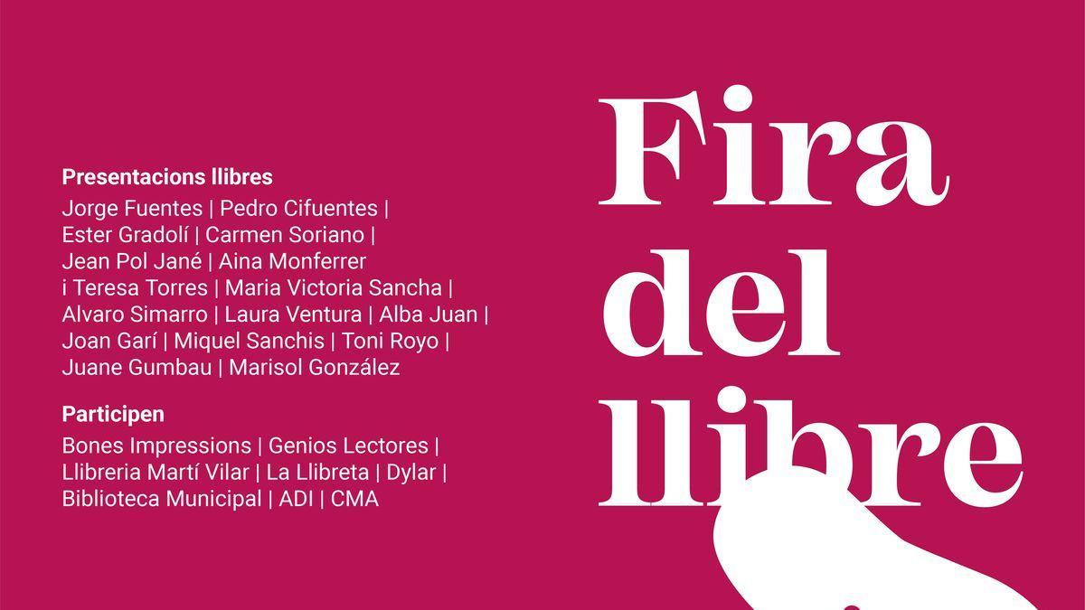 •	En el apartado de presentación de libros, la nueva Fira del Llibre contará con hasta quince autoras y autores que presentarán sus novedades.