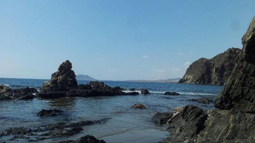 Cala del Siscal, en el Parque Regional, que quieren proteger con el proyecto &#039;Calnegre 4.40&#039;.