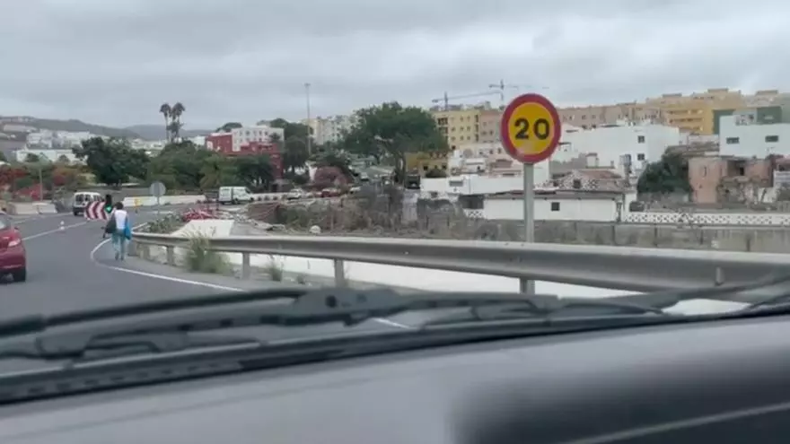 Adiós al puente de Tamaraceite