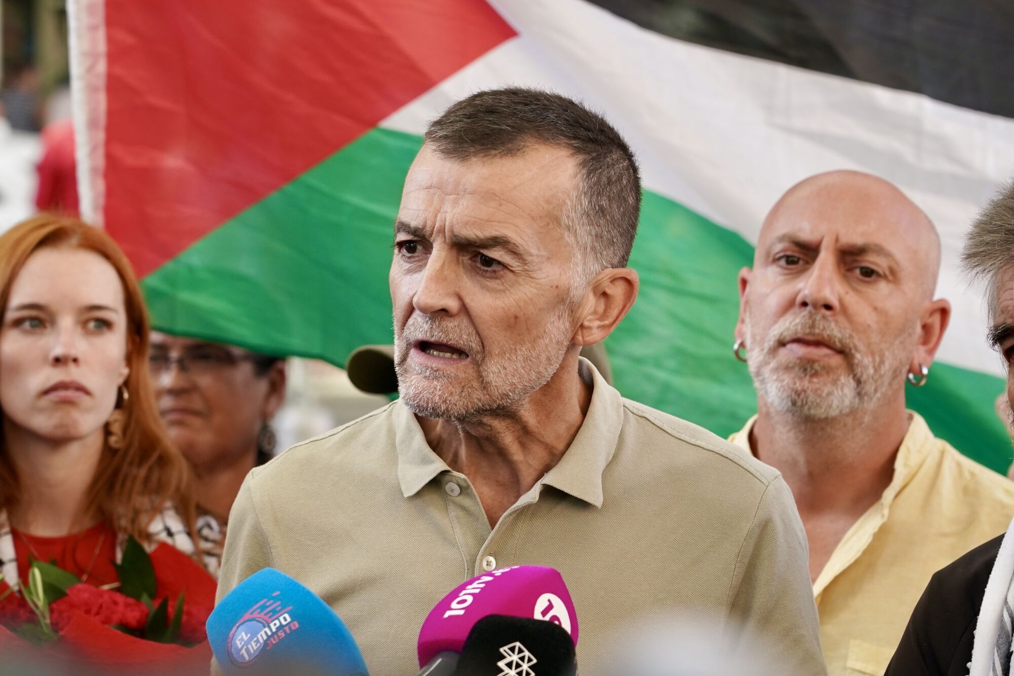 Los malagueños de la flotilla retenidos por Israel vuelven a casa