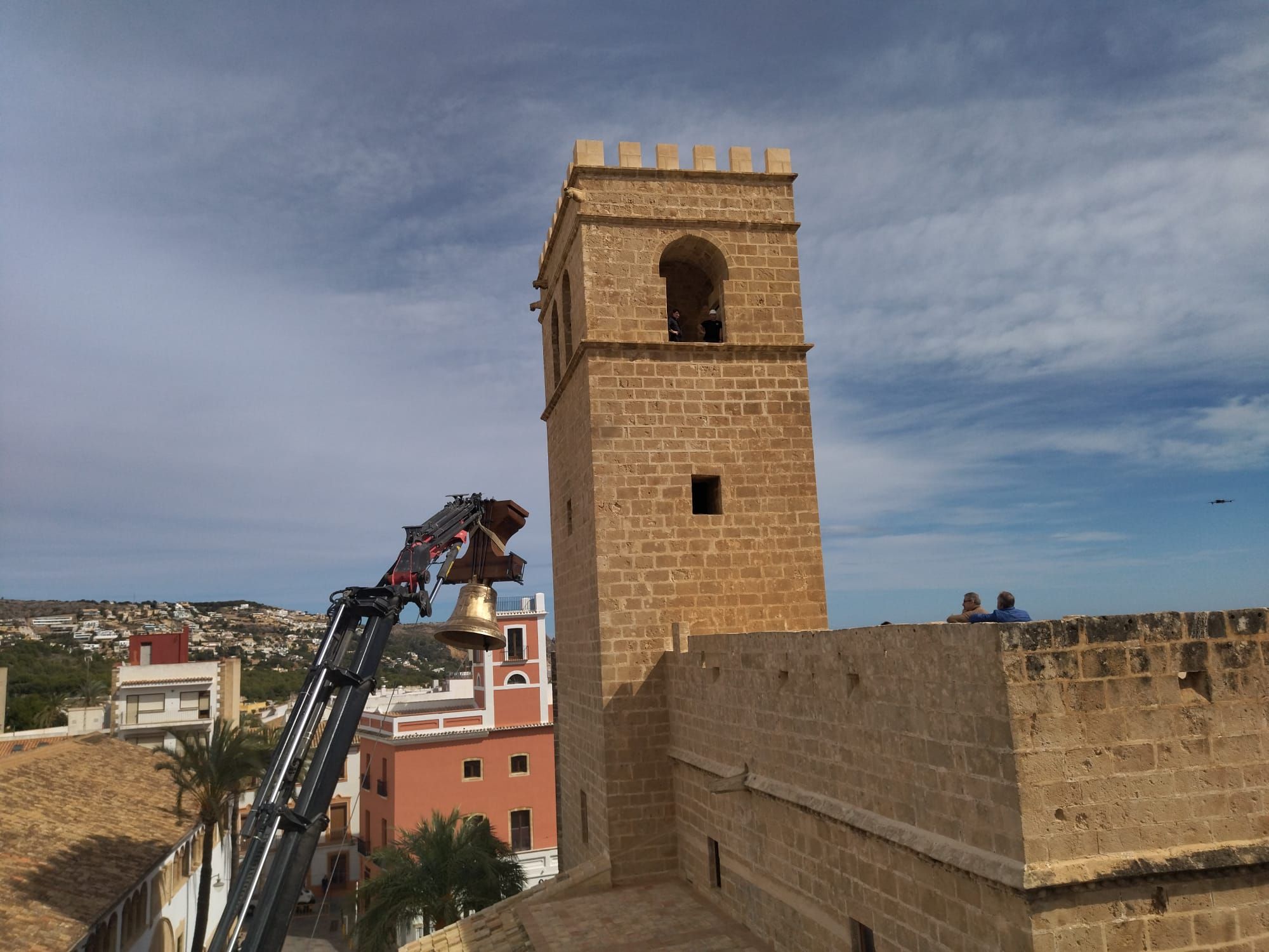 La "Grossa" sobrevuela Xàbia