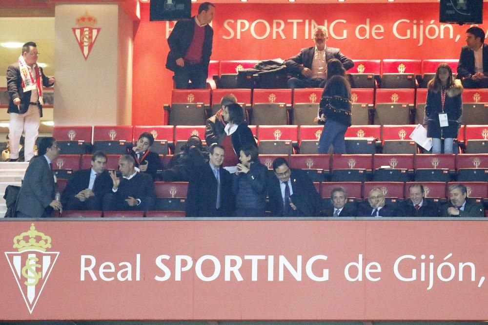 El partido entre el Sporting y el Celta, en imágenes