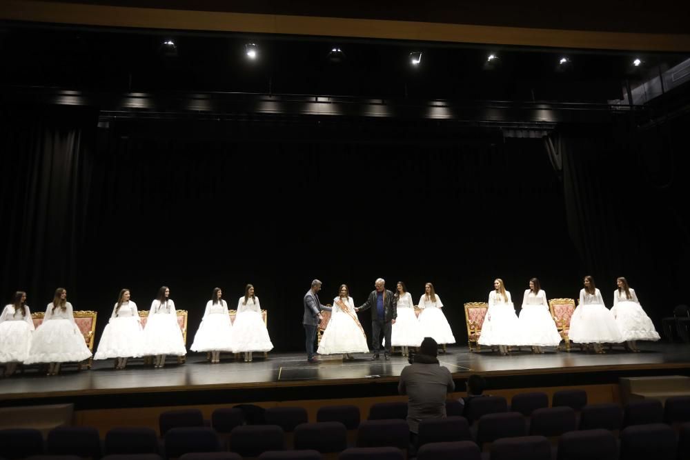 Ensayo de la exaltación de la fallera mayor de València 2020