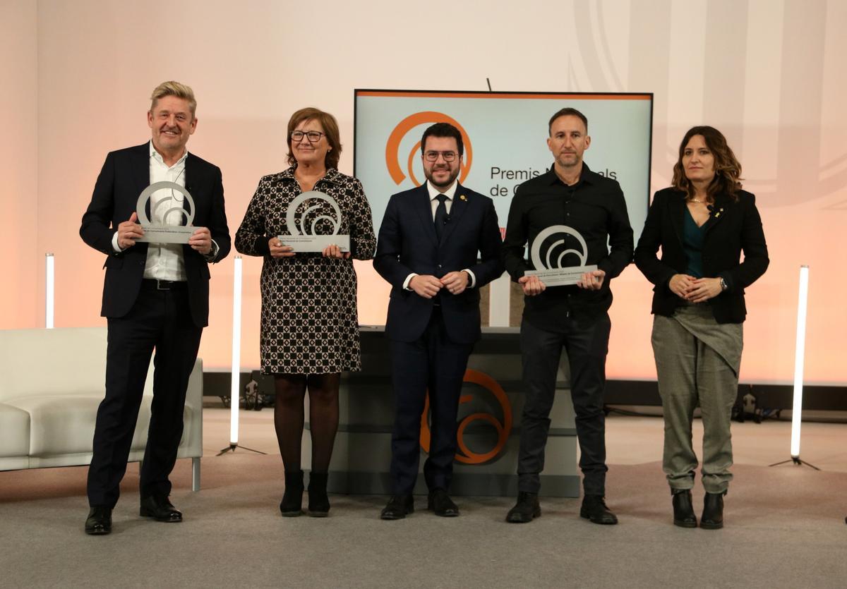 Tots els premiats en la gala d'aquest dilluns